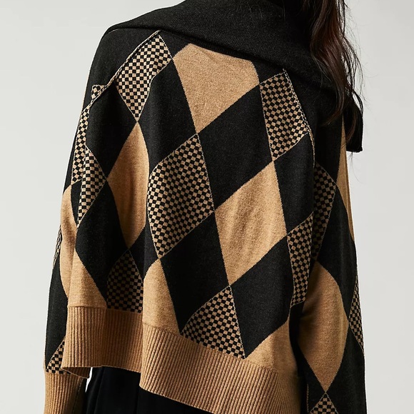 NEW Free People Lucy Half Zip Pullover Sweater - Picture 5 of 16